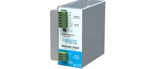 Nextys 110Vdc DC/DC converter 240W ideaal voor spoorwegtoepassingen