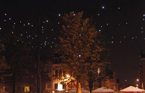 Ein Sternenhimmel mit LED-Leuchten und M12-Steckverbindern