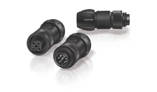Binder power connectors