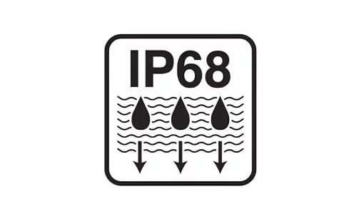 IP68 degree of protection