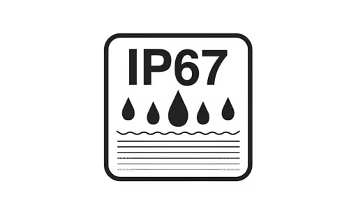 IP67 degree of protection