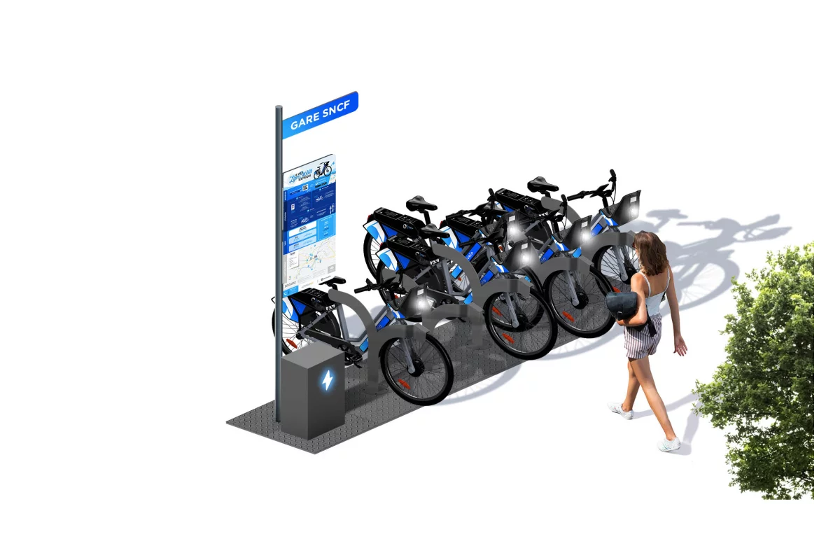 Reliable power supply for<br> e-bike charging stations