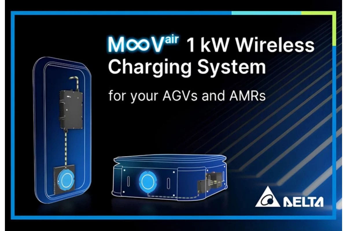 Delta launches MOOVair wireless charging system for AGV's and AMR's