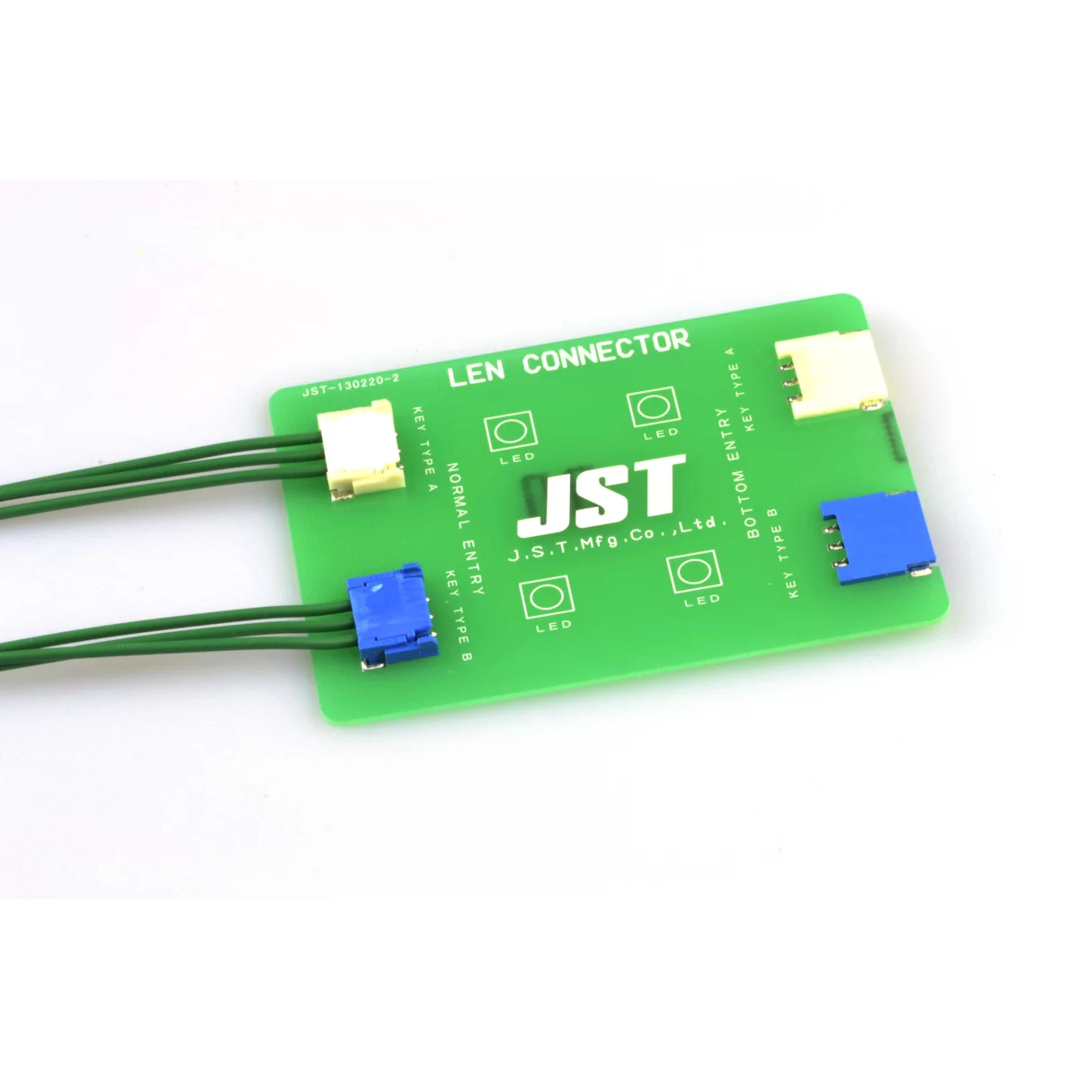Small high power LED connectors