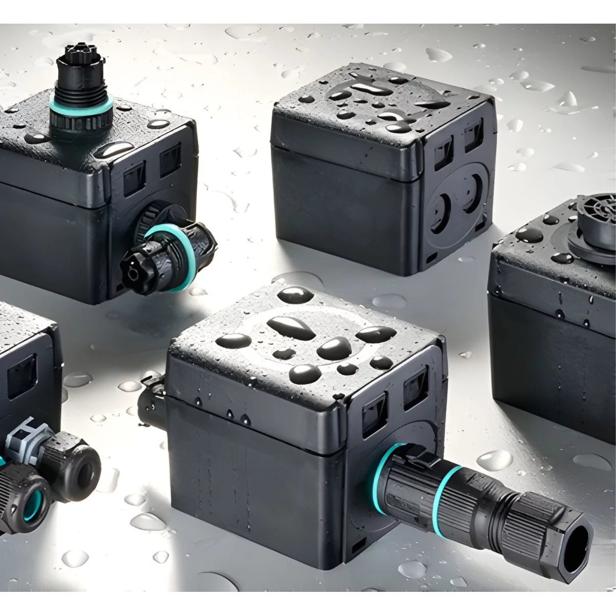 Waterproof junction boxes 