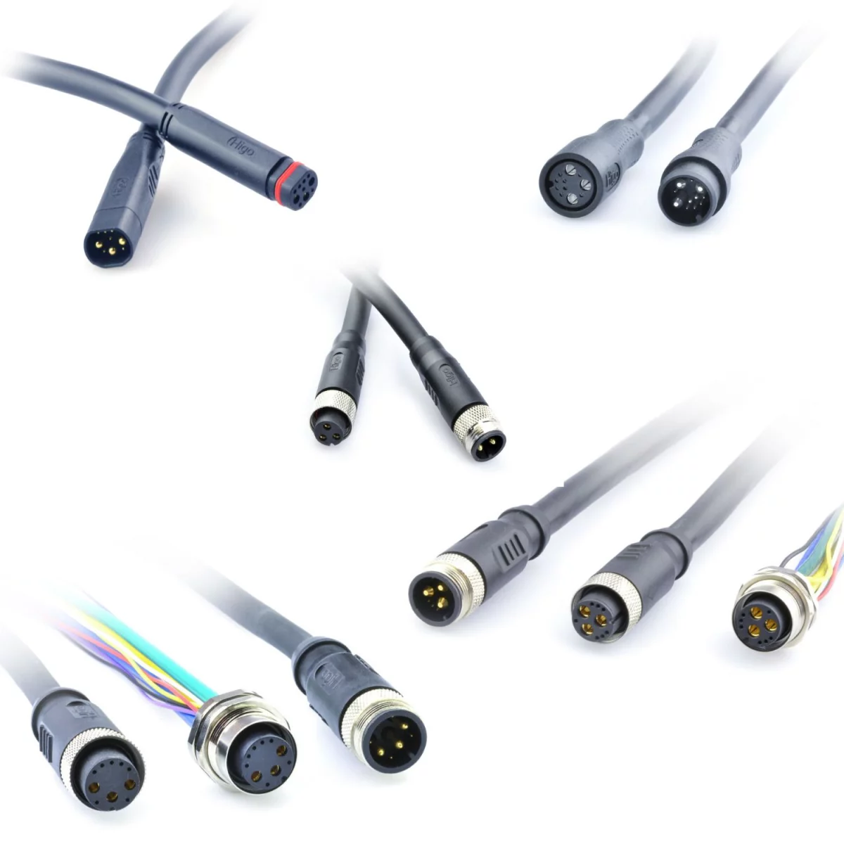 Higo motor connectors for AGVs and AMRs
