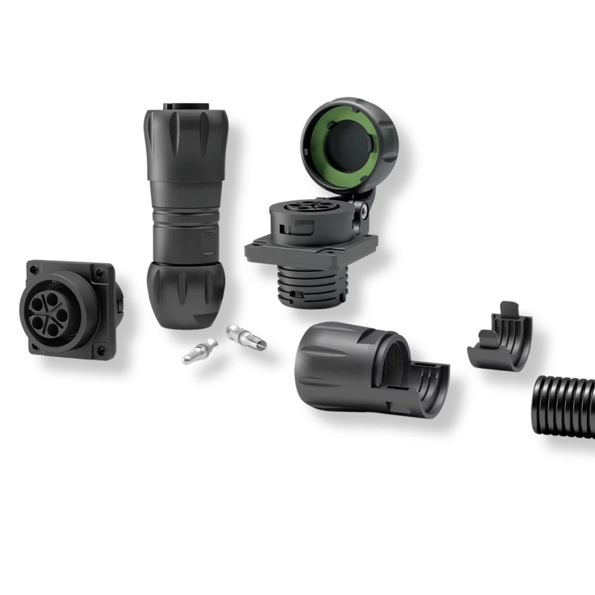 Binder waterproof connectors