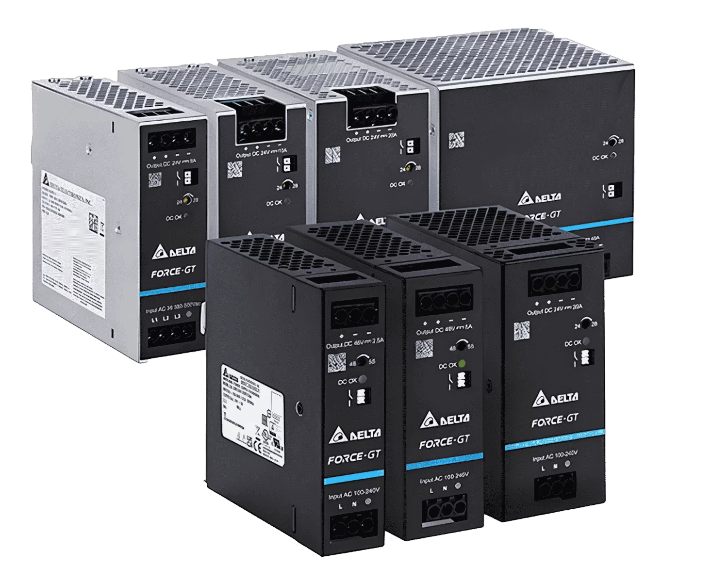 Delta DIN-rail power supplies