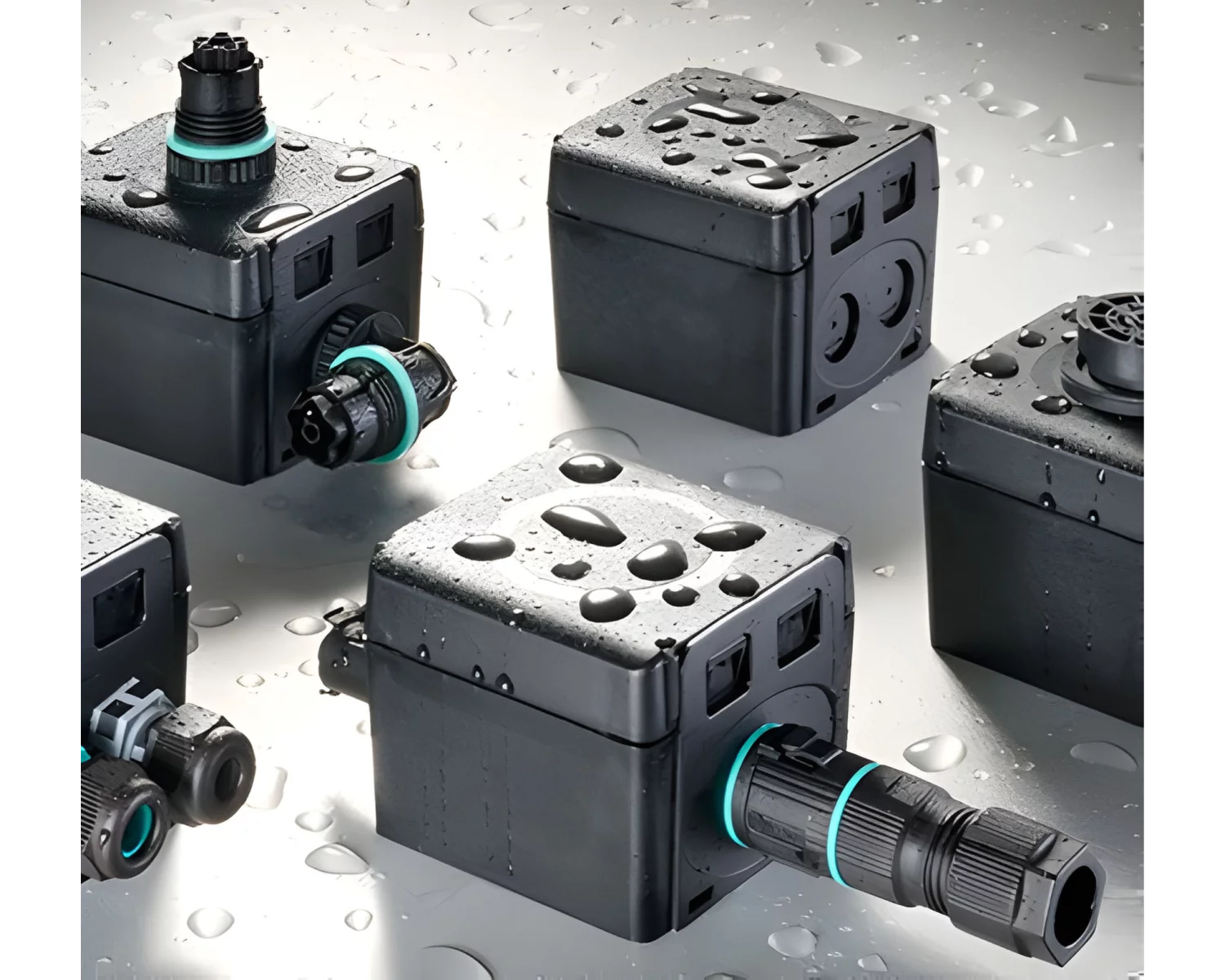Waterproof junction boxes