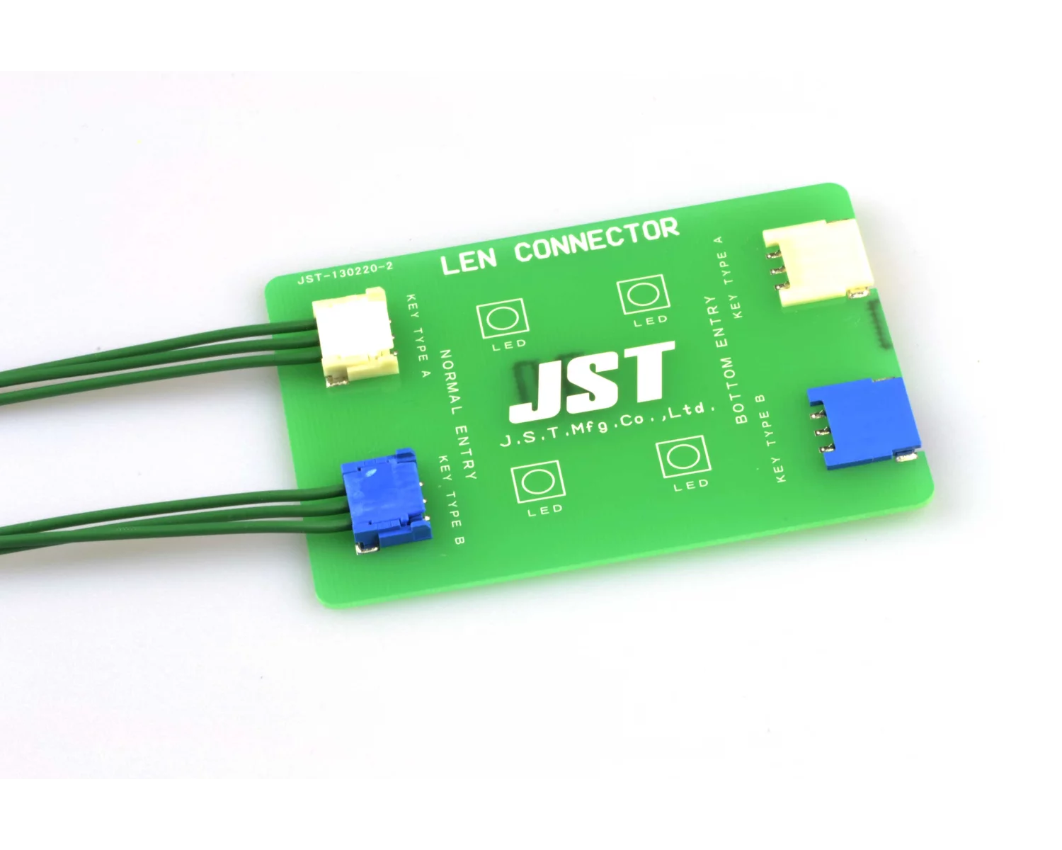 Small high power LED connectors