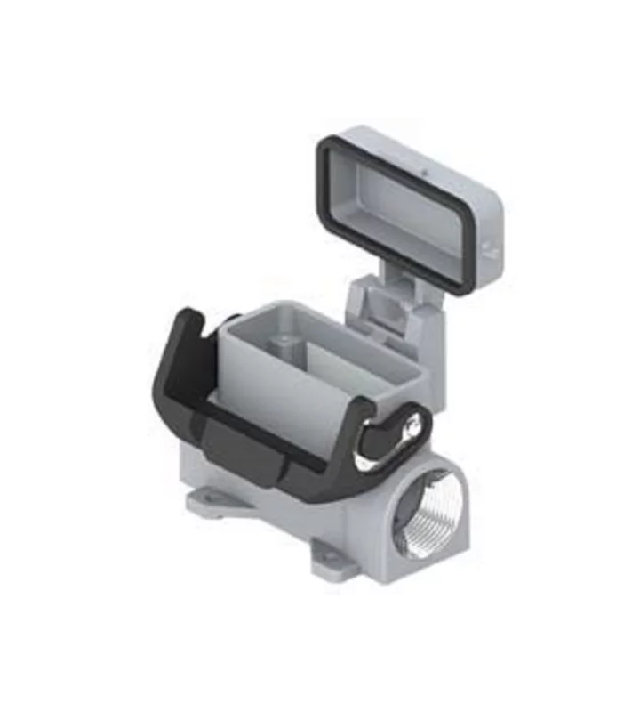surface mounting housing, size 49.16, IL-BRID alu, 1 lever, 2xM25 side, cover metal