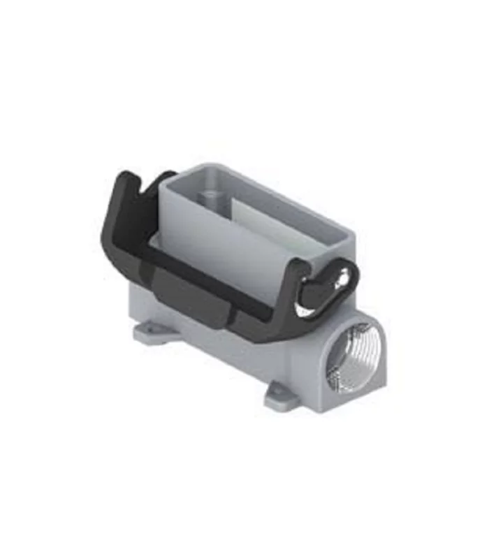surface mounting housing, high, size 66.16, IL-BRID alu, 1 lever, 2xM25 side