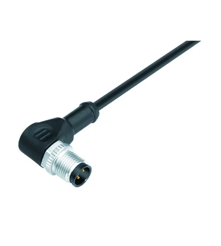 Male angled connector