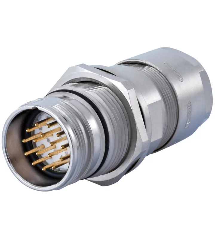 Twilock-S, Panel Connector, Male Thread, with Strain Relief