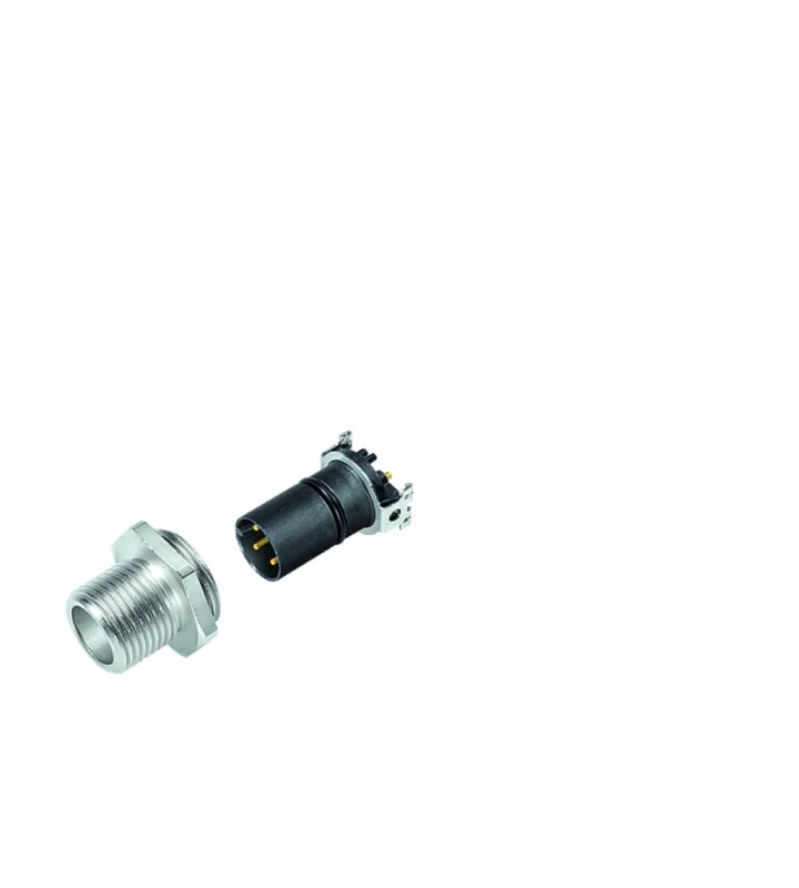 Male panel mount connector