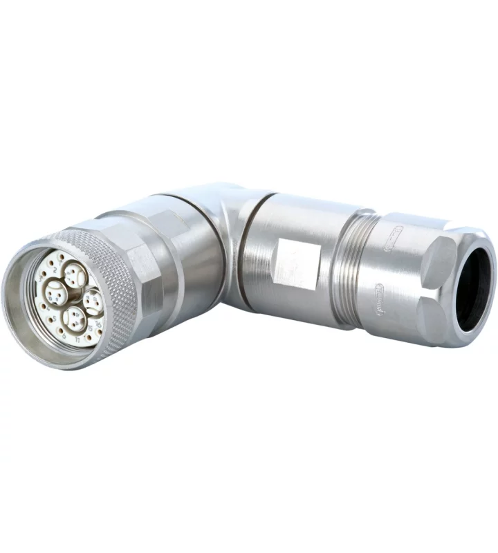 Right Angle Connector, Female Thread