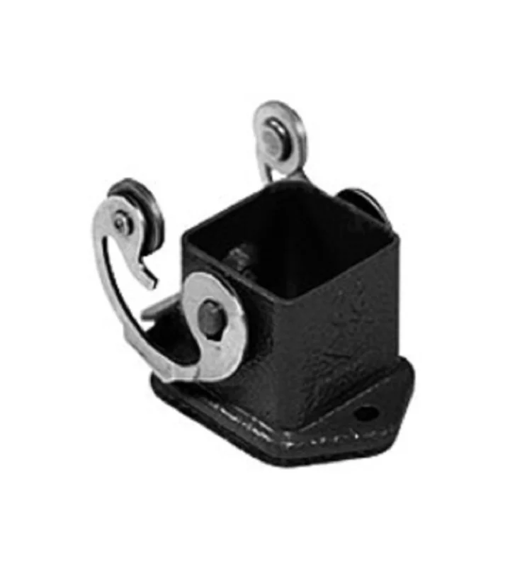 bulkhead mounting housing, size 21.21, W-TYPE zinc, 1 lever stainless steel