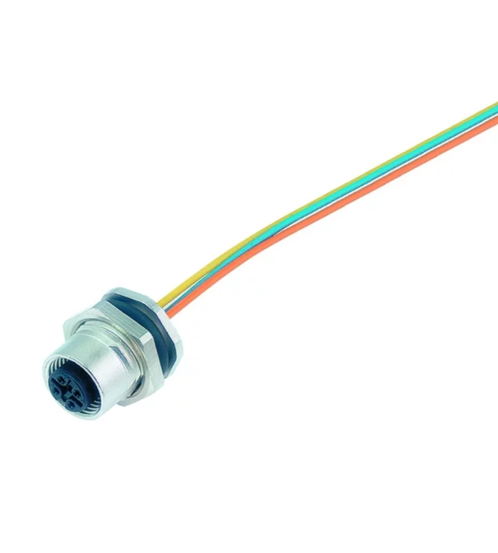 Female panel mount connector