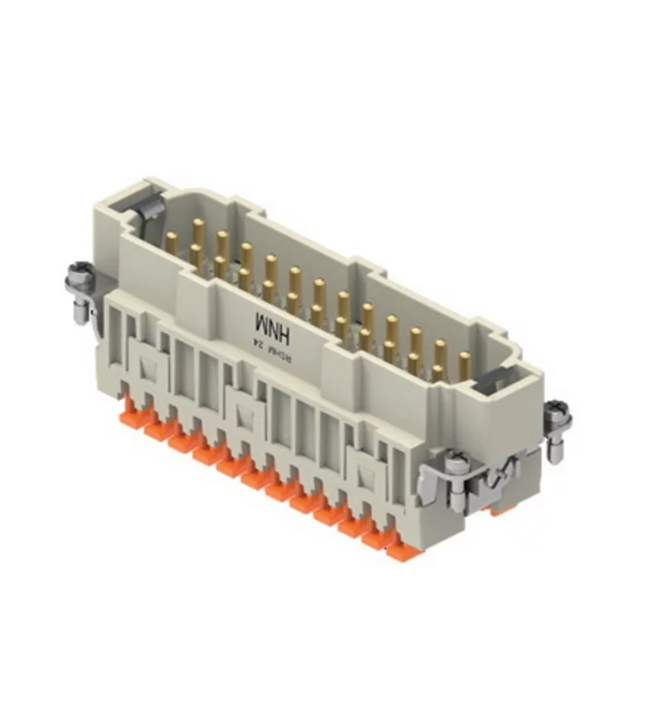 male insert, size 104.27, 24p+PE, SQUICH, 16A, 500V, HNM
