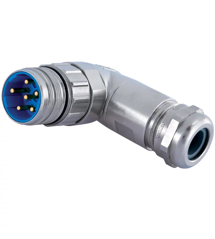 Right Angle Connector, Male Thread