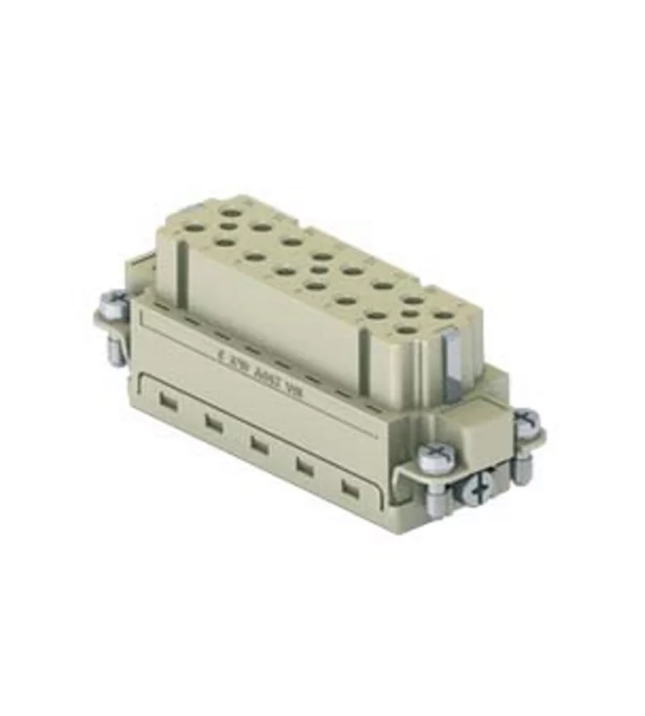 female insert, 16p+PE, crimp, 16A, 250V, for size 66.40 no.17-32