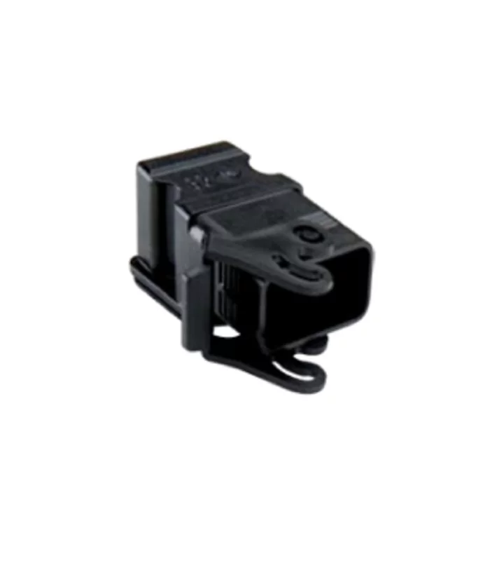 bulkhead mounting housing, angled, size 32.13, CQ plastic, 1 lever