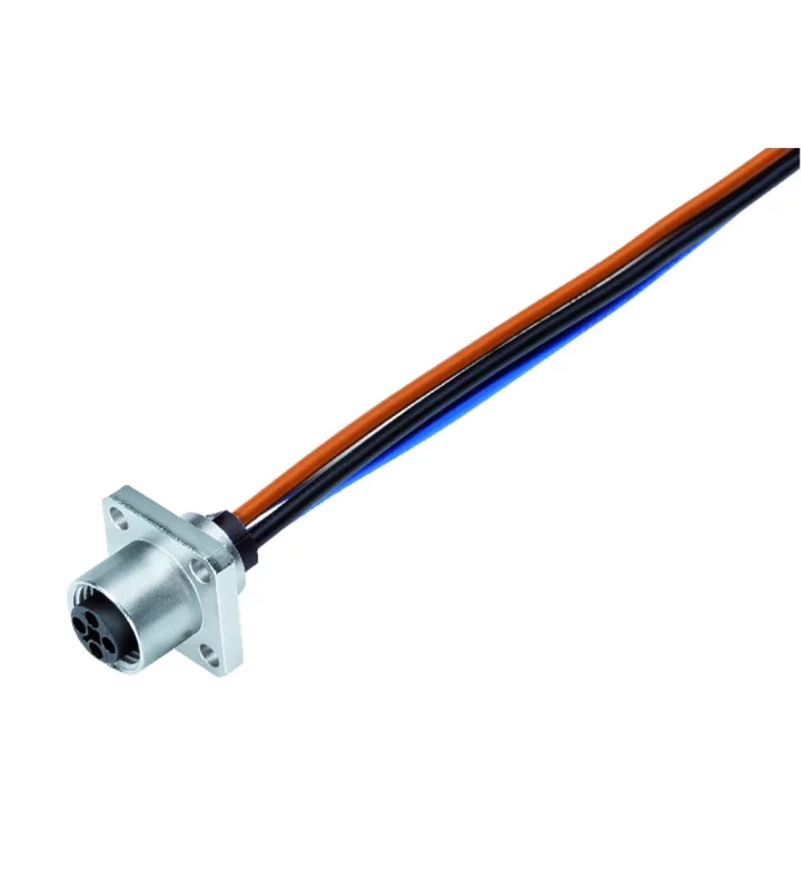 Female panel mount connector