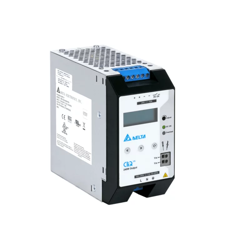 Power supply, 1Ph, 240W, DIN Rail, AC/DC, 24 Vdc, 10 A