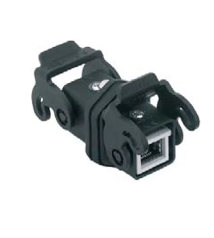 coupling connector, size 21.21, plastic, with RJ45 insert CX 8 JF