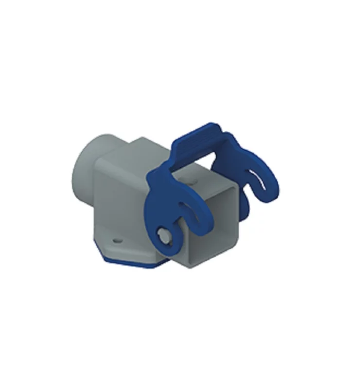 bulkhead mounting housing, angled, size 21.21, CKH plastic, 1 lever, 1xM20 side, sealing kit