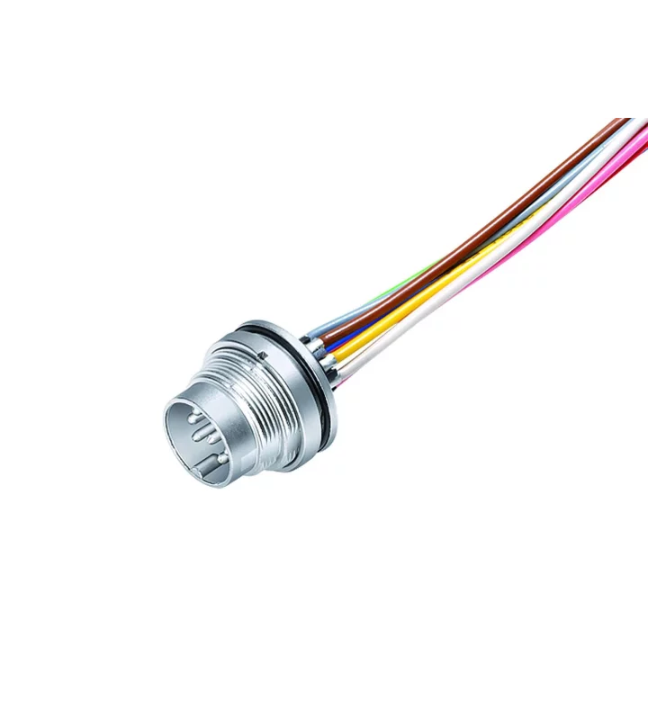 Male panel mount connector