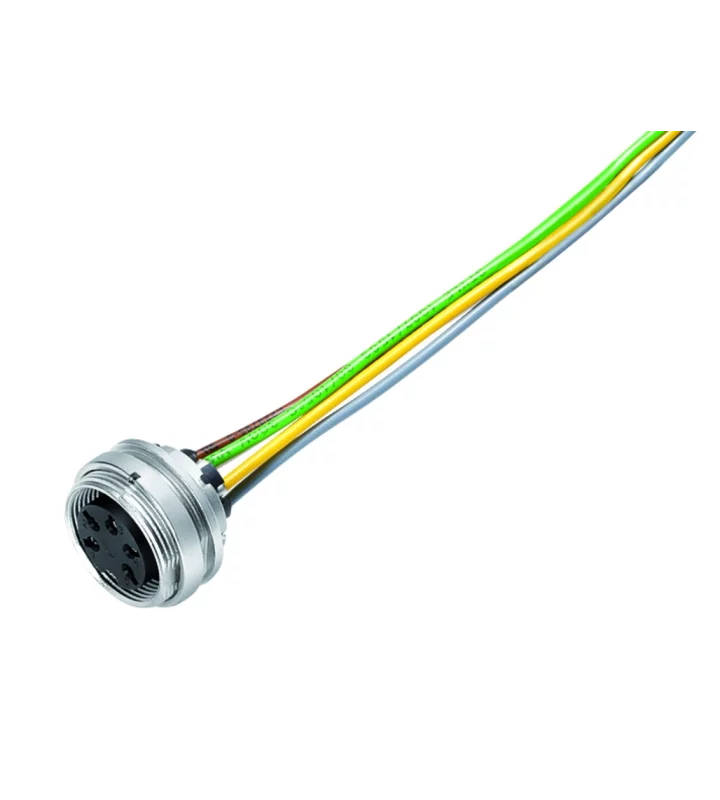 Female panel mount connector