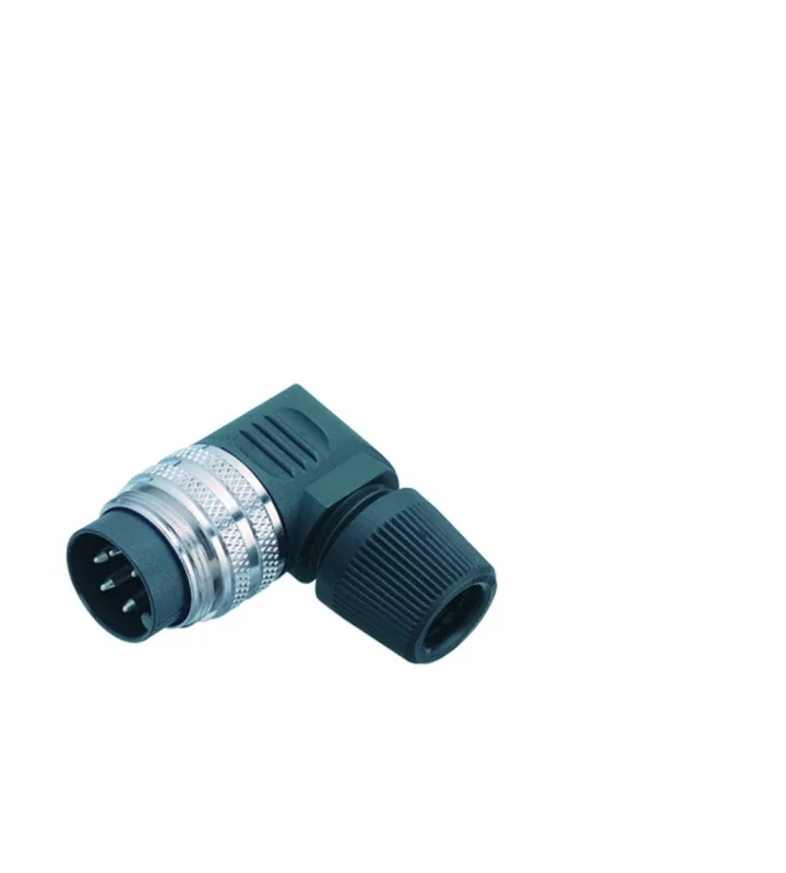 Male angled connector