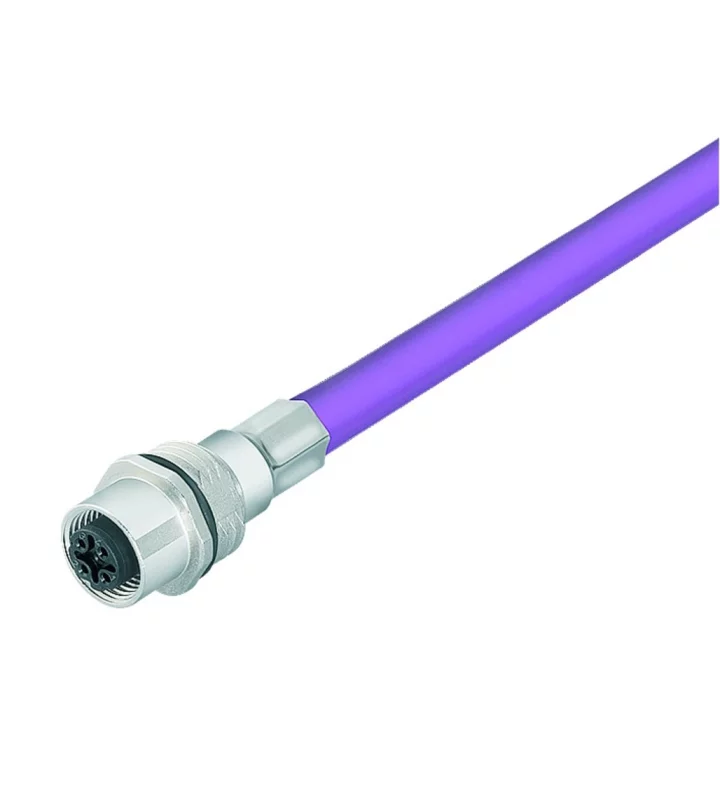 Female panel mount connector