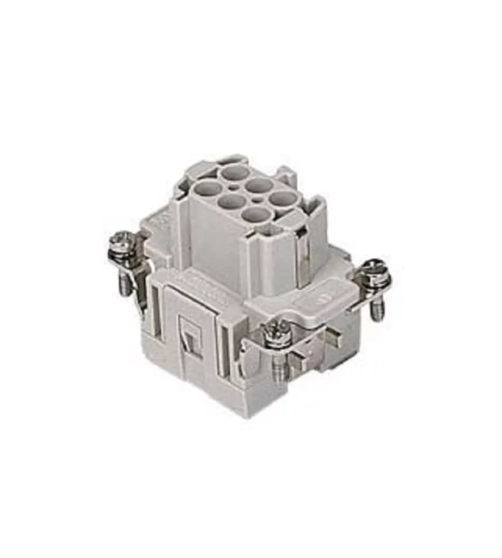 female insert, size 44.27, 6p+PE, crimp, 16A, 500V, HNM