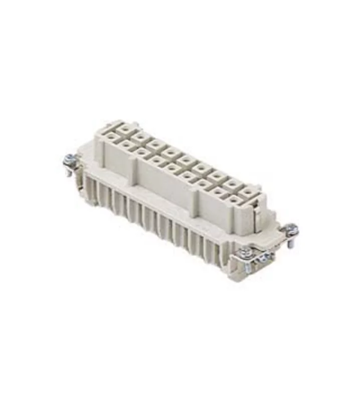 female insert, size 104.62, 16+2p+PE, silver, screw, 16A, 690V