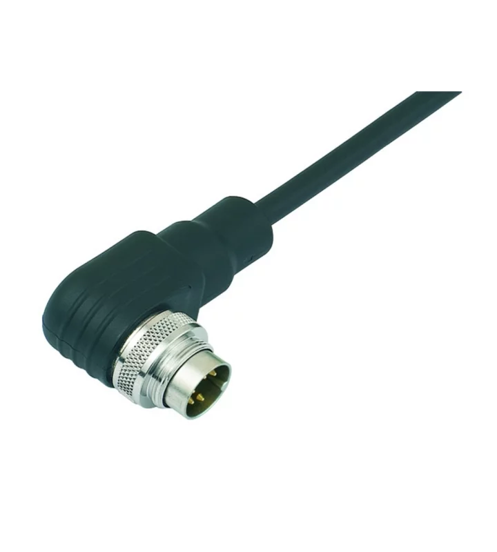 Male angled connector