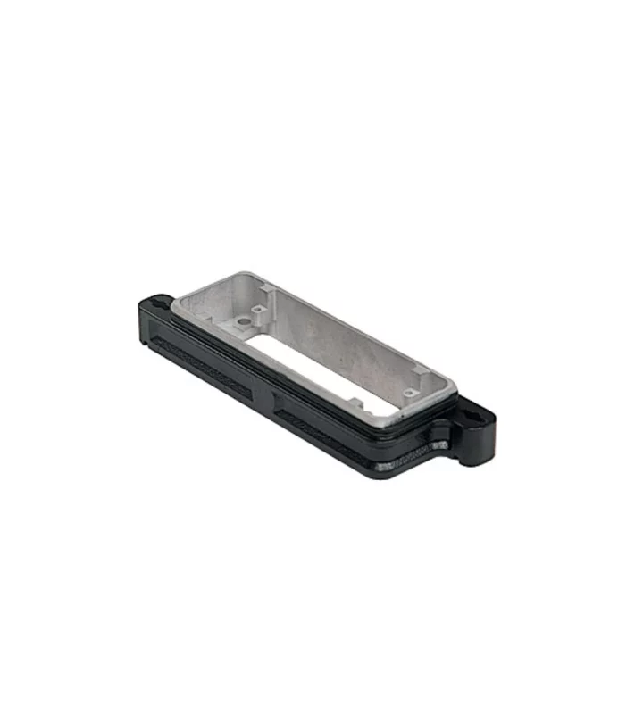 bulkhead mounting housing, size 44.27, IP68 alu, bayonet locking