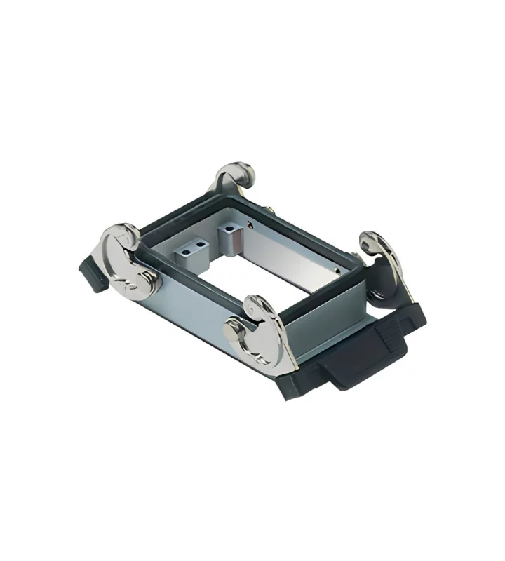 bulkhead mounting housing, size 66.40, C-TYPE alu, 2 levers