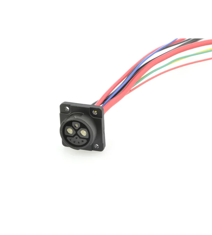 Female panel mount connector