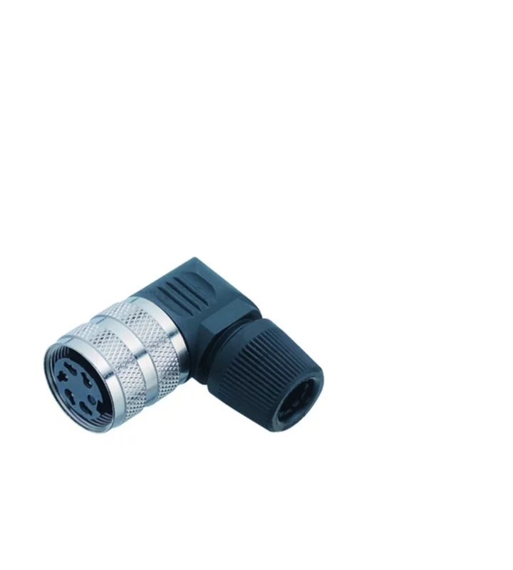 Female angled connector