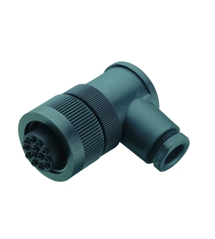 Female angled connector