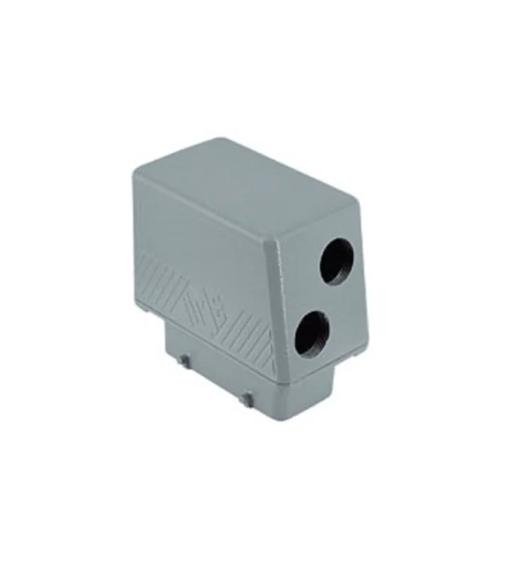hood, size 77.27, BIG alu, 4 pegs, 2xM25 side, extended terminal compartment