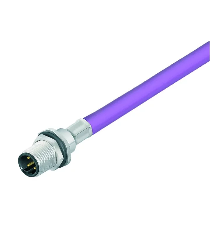 Male panel mount connector