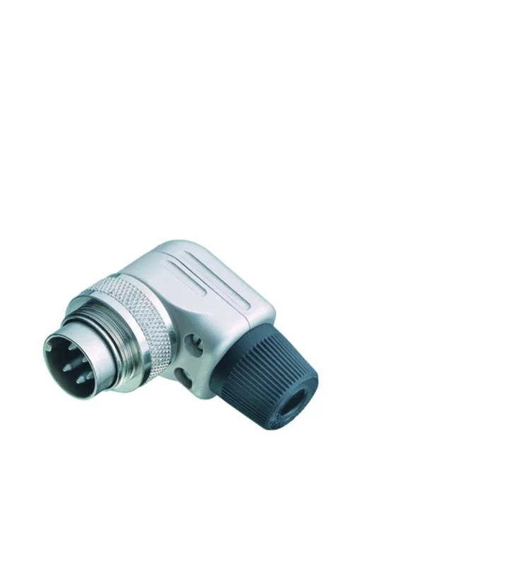 Male angled connector