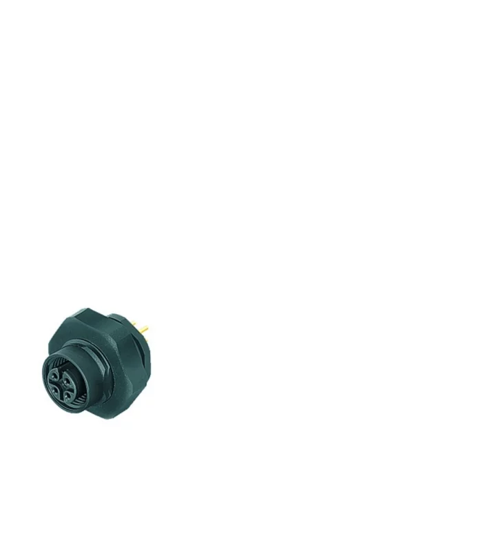 Female panel mount connector