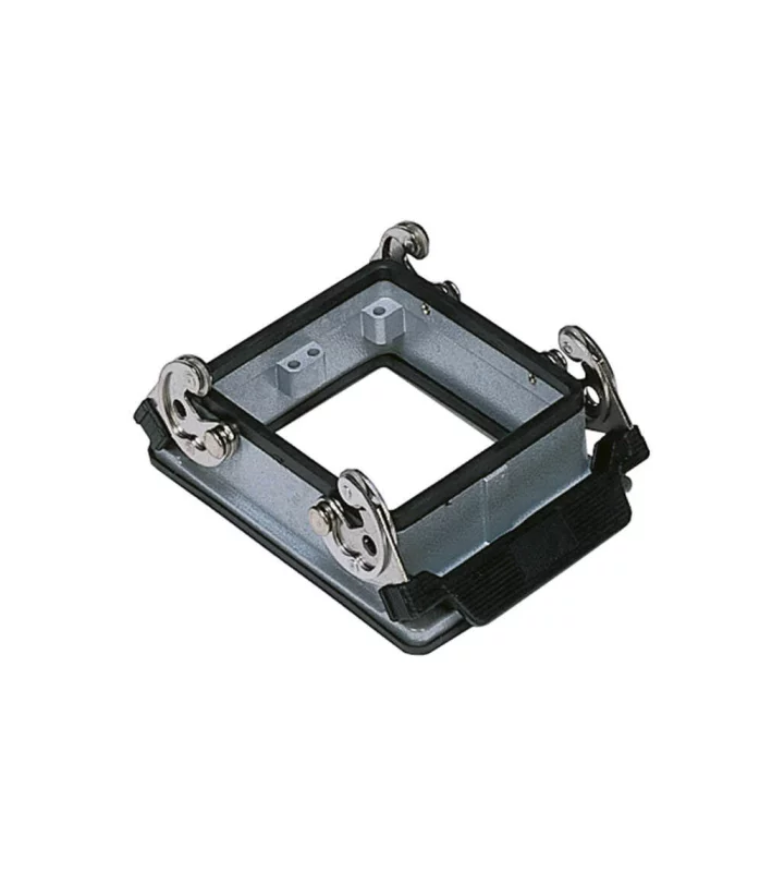 bulkhead mounting housing, size 77.62, C-TYPE alu, 2 levers