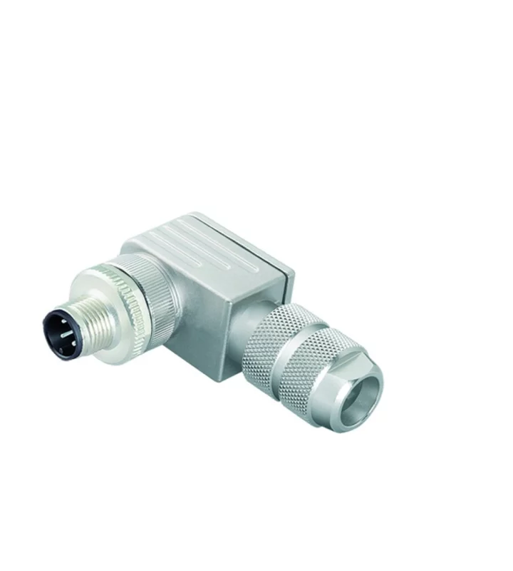 Male angled connector