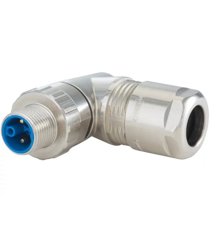 Right Angle Connector, Male Thread