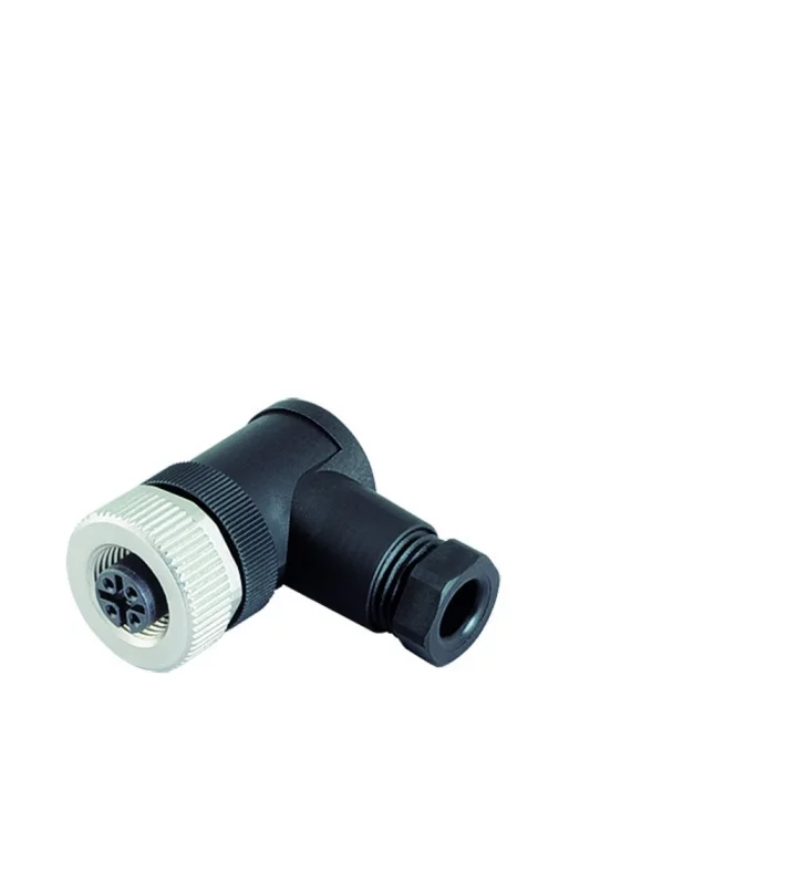 Female angled connector
